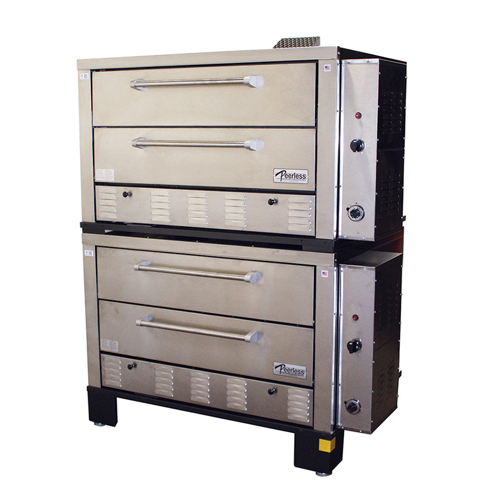 Peerless CW62PSC Double Stack Gas Deck Oven
