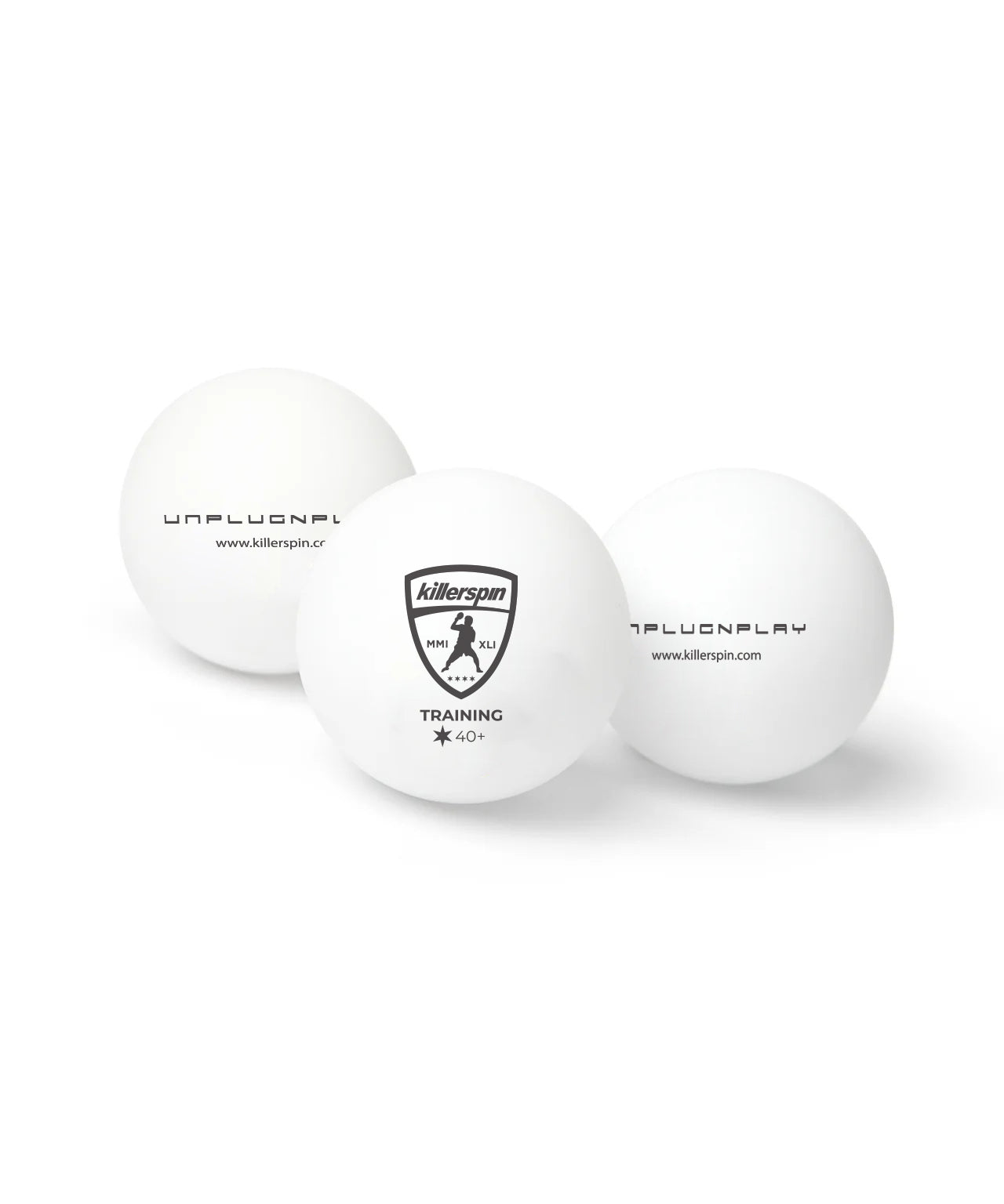 Killerspin 25 Pack - Training Balls 40+ (White)