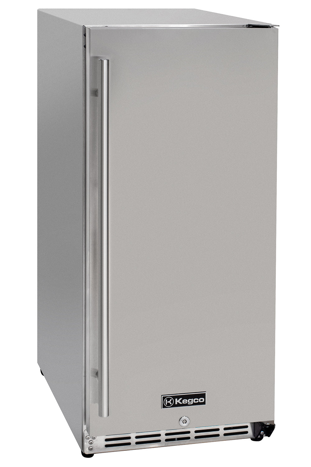 15" Wide Built-In Outdoor Commercial Beverage Center - Solid Door